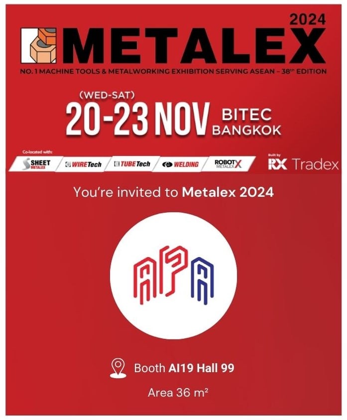 Your Invitation to METALEX 2024 - APA Engineering and Development